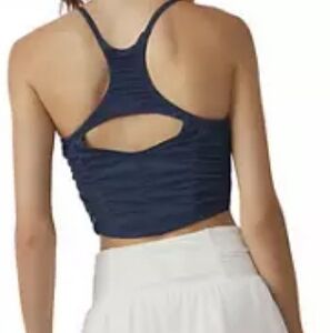 FP Movement Shirr Enough Tank/ Navy